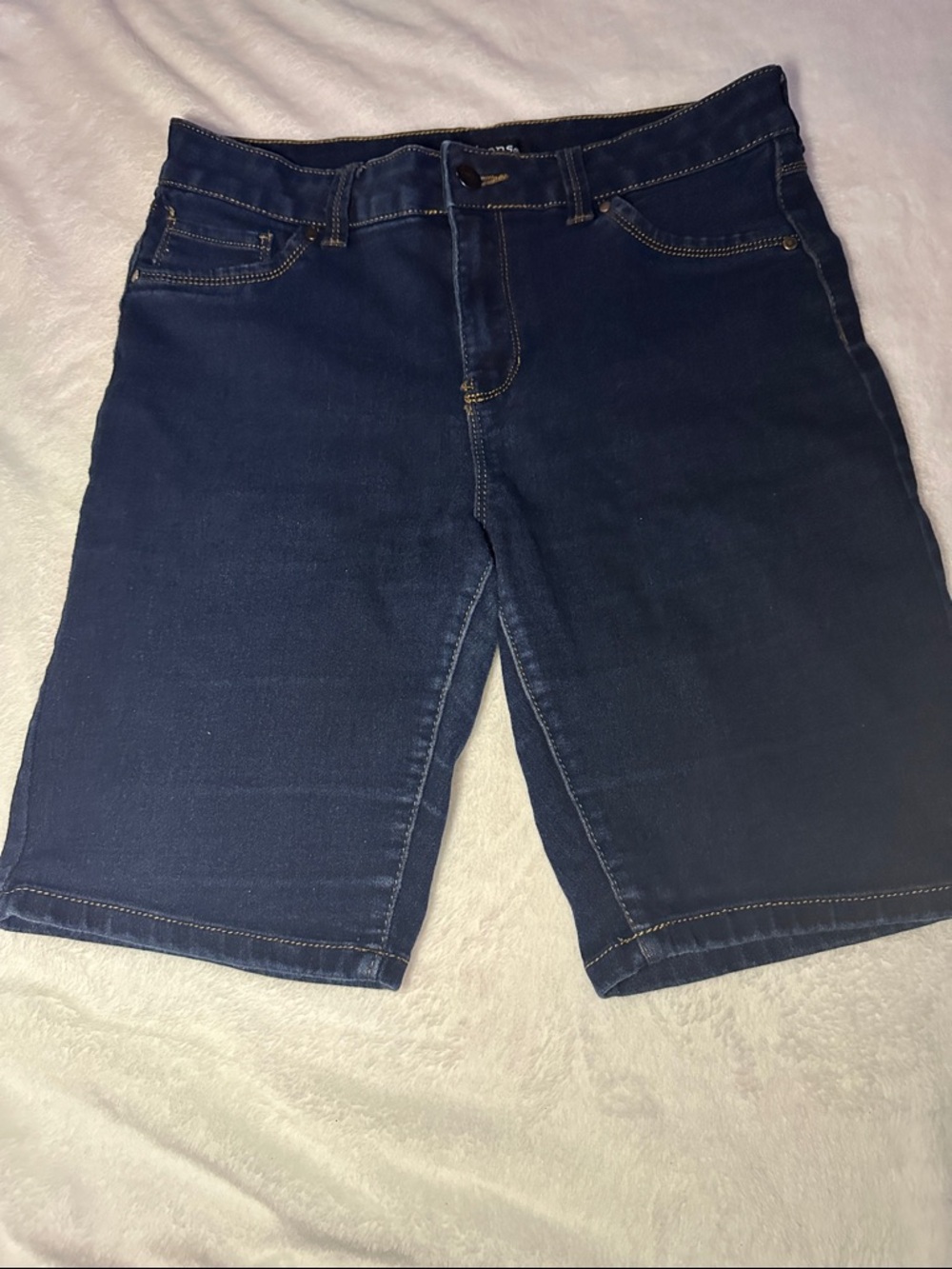 d. jeans Dark Blue Women's Jean Shorts